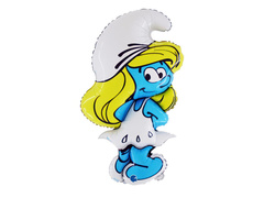 Balon cu folie Smurfette - 48x81 cm - 1 buc.