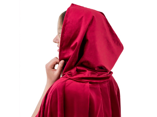 Pelerina cu gluga - burgundy - 80 cm