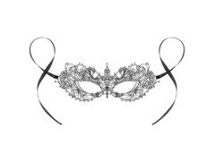 Mască de carnaval Silver Magic - 1 buc.