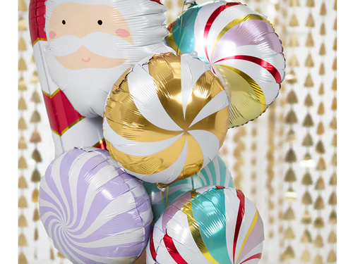 Balon de aur cu folie de bomboane - 35 cm - 1 buc.