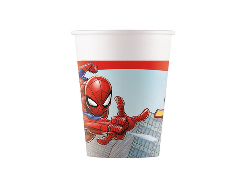 Cupe aniversare Spiderman - 200 ml - 8 buc.