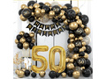 Balon ghirlandă balon set pentru aniversarea a cincizeci de ani - 80 buc.
