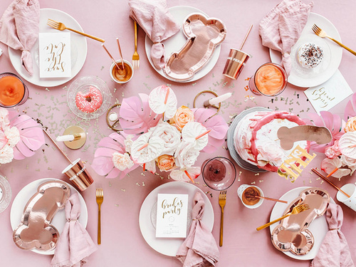 Aceleași penisuri pentru totdeauna plăci de aur roz - 26,5 cm - 6 buc.