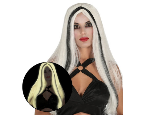 Peruca blondă care strălucește în întuneric