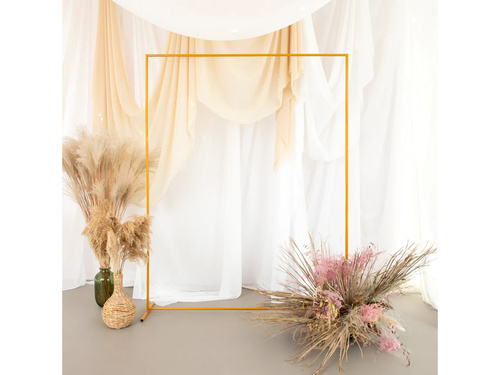 Rama dreptunghiulară pentru baloane aurii - 160 x 210 cm - 1 buc.