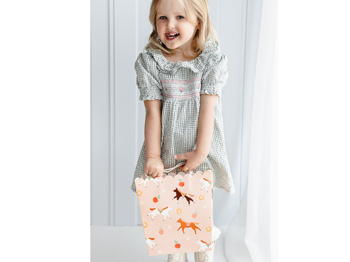 Pungă cadou Cai și flori - 1 buc.