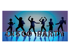Poster Disco Party - 70x33 cm