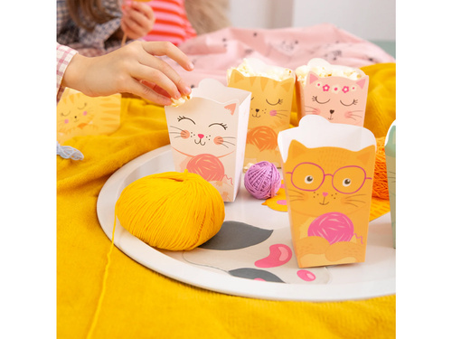 Cutii de popcorn pentru pisici - 6 buc.