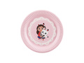 Farfurii de hârtie pentru aniversarea casei pisicii lui Gabi - 18 cm - 6 buc.