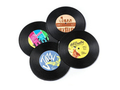 Coșuri de vinil retro - 4 buc.