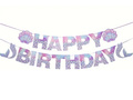 Happy Birthday Mermaid banner - 500 cm - 1 buc.