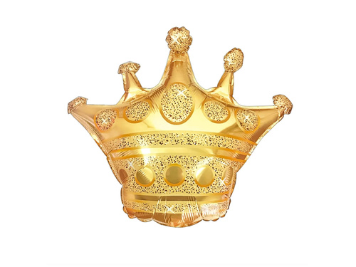 Balon cu coroană din folie - 76 cm - 1 buc.