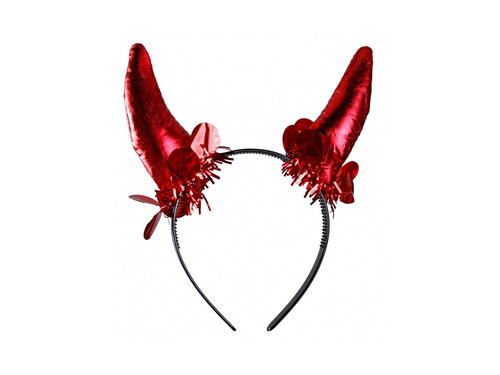 Bentiță roșu coarne Diavol