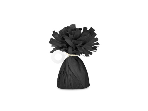Greutate de hârtie pentru baloane umplute cu heliu - negru - 140 g