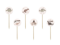 Piese pentru tort dinozauri - 6 buc.