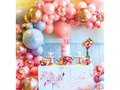Set de baloane pentru ghirlandă în culori roz și albastru – 84 de bucăți.