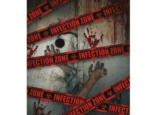 Bandă decorativă pentru zona de infecție - 6 m - 1 buc.