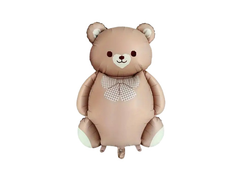 Balon folie ursuleț maro - 65x90 cm - 1 buc.