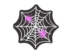 Șervețele de Halloween cu pânză de păianjen - 33 cm - 10 buc.