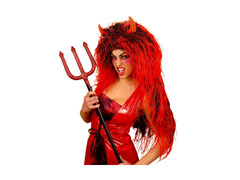 Peruca de diavol extra-lungă