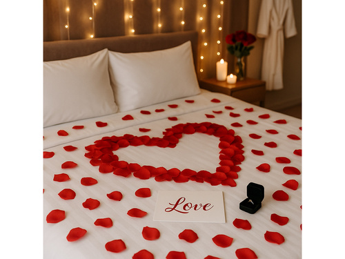 Petale de trandafir - roșu - 100 buc.