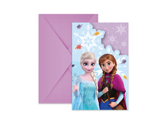 Invitații aniversare Frozen - Ice Age - 6 buc.