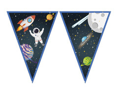 Rocket Space steag banner - 1 buc.