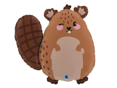 Balon din folie Beaver - 51x53 cm - 1 buc.
