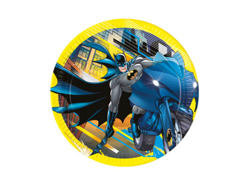 Farfurii aniversare Batman - 23 cm - 8 buc.