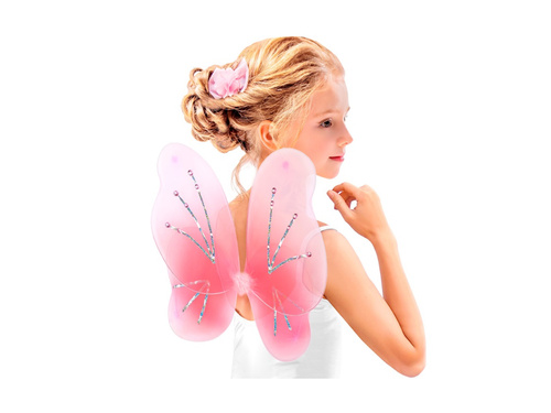 Aripi roz cu cristale 50×40 cm