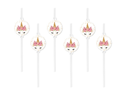 Paie aniversare unicorn - 6 buc.