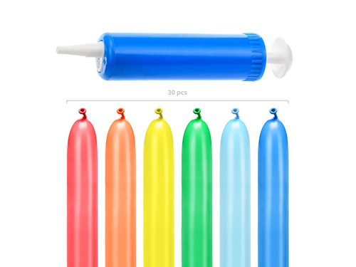 Argilă modelabilă, tuburi - culori mixte - pastel - 30 buc. + pompă