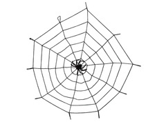 Pânză de păianjen - 150 cm - 1 op.