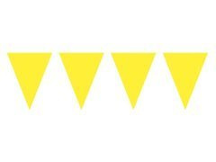 Banner cu steaguri galbene - 10 m - 1 buc.