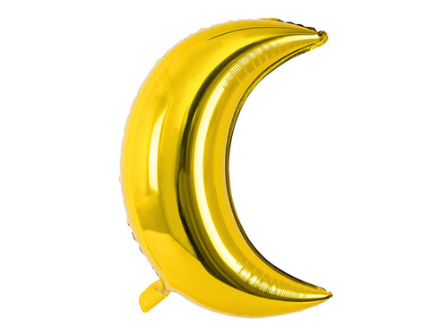 Balon din folie cu lună aurie - 60 cm - 1 buc.
