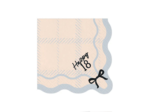 Șervețele fericite 18 - 33 cm - 12 buc.