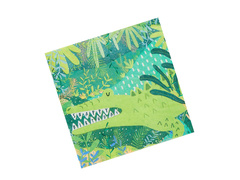 Șervețele crocodil - 33 cm - 16 buc.