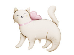 Balon din folie Pisoi cu fundiță - 83 x 77 cm - 1 buc.