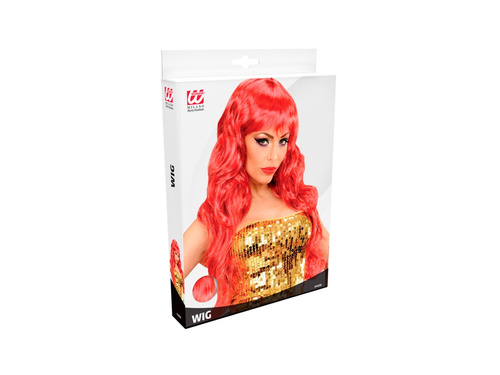 Peruca de sirenă roșie