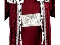 Costum de rege burgundy pentru băiat - 1 buc.