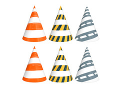 Șepci aniversare Cars - 6 buc.