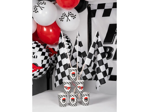 Steag de curse cu dungi - 30 x 45 cm - 1 buc.