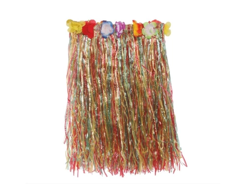 Fustă scurtă hawaiiană multicoloră - 1 buc.