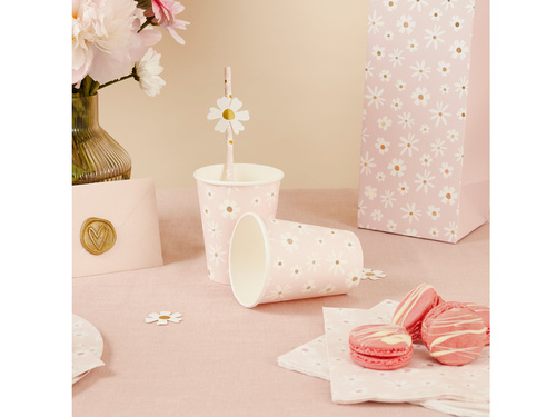 Cupe aniversare Daisies - 250 ml - 8 buc.