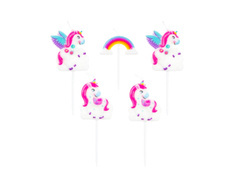 Lumânări Unicorn Pikers - 5 buc.