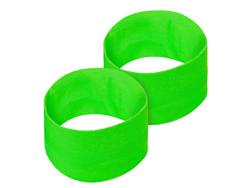 Brățări verzi neon Disco 80s - 2 buc.