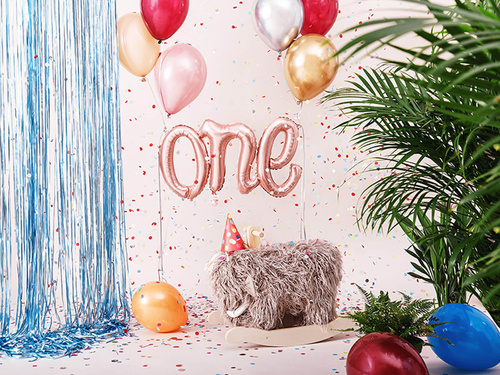 Balon din folie Word One roz auriu - 66 x 37 cm