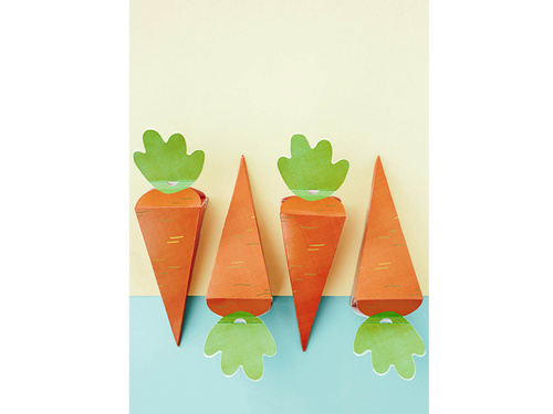 Cutii cadou pentru morcovi - 6 buc.