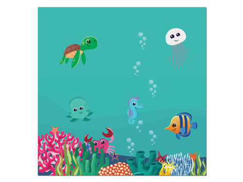 Șervețele aniversare Underwater World - 33 cm - 20 buc.