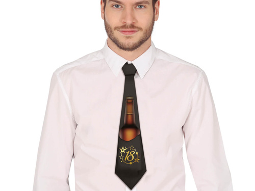 Cravată aniversară pentru optsprezece ani - 1 buc.